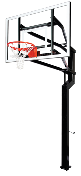 Captain Signature Series basketball hoop with 60" Backboard