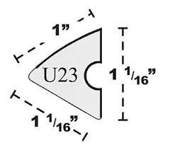 U23 Rubber Cushion / Fits 7' or 8' (set of 6)